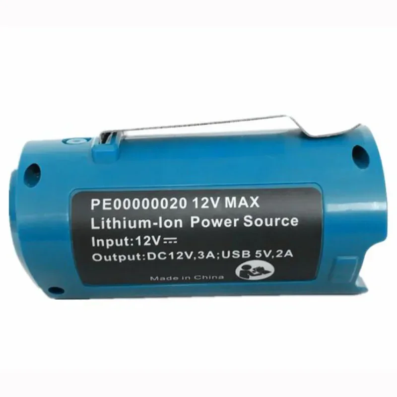 พีอี 00000020   Power Connector Adapter Holster สําหรับ Makita 10.8V 12V BL1013 Li-Ion แบตเตอรี่อุปกรณ์ USB ฤดูหนาวผ้า Charger power Bank