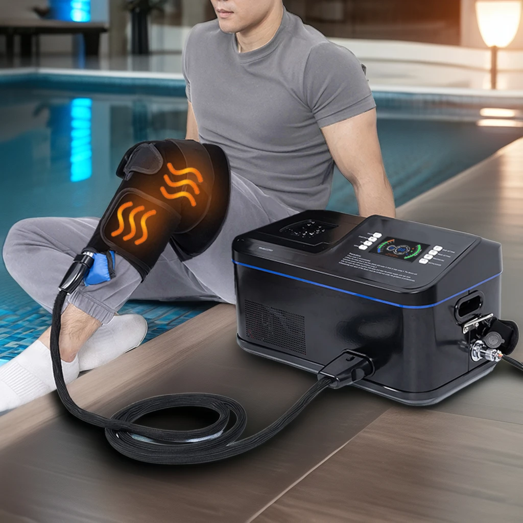 Professional Sports Recovery Cold Therapy Machine with Water Circulation for Automatic Hot and Cooling Pack Leg Pain Relief