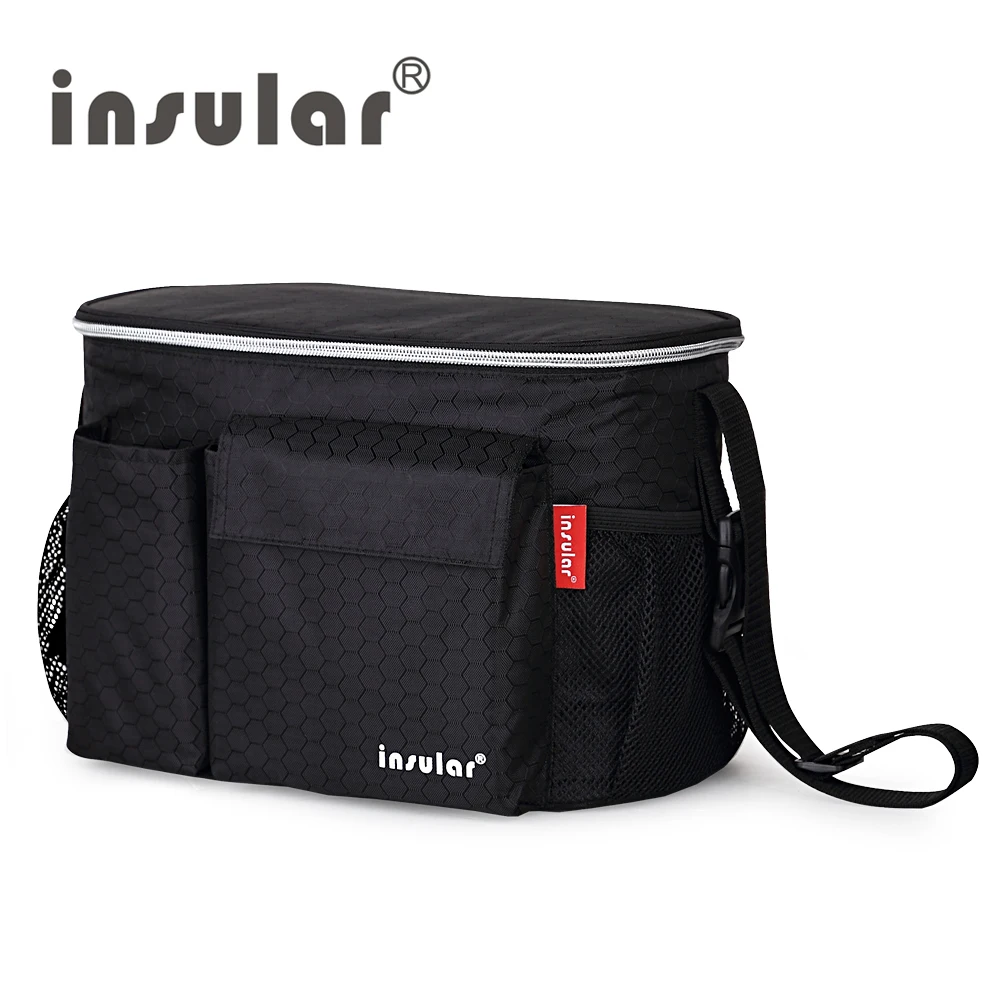 Insular-bolsas de aislamiento térmico para pañales de bebé, bolsas impermeables para cambiador de pañales, enfriador para cochecito de mamá