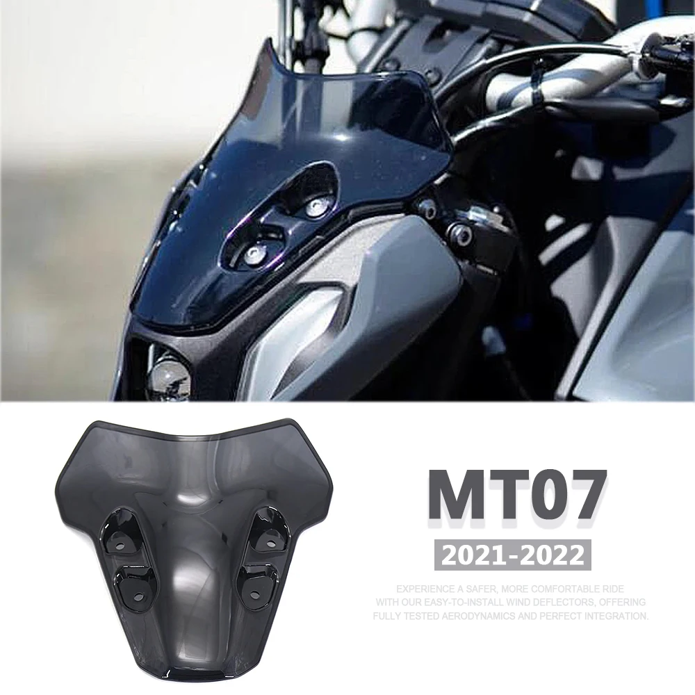 

2021 2022 For Yamaha MT07 MT-07 MT 07 Motorcycle Windscreen Windshield Deflector Windshield Protection Wind Shield Scree