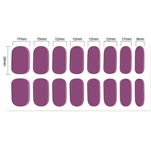 1 halbkassy PCs Nagelkleber Vollbedeckung Dwaterfest lang anhaltende Wassergelkunst von Nagelaufklebern Farbe Festpresse in Aufklebern Nägel & * # # # 12 Hauptverkaufsaufkleber -Nägel Gel - №5