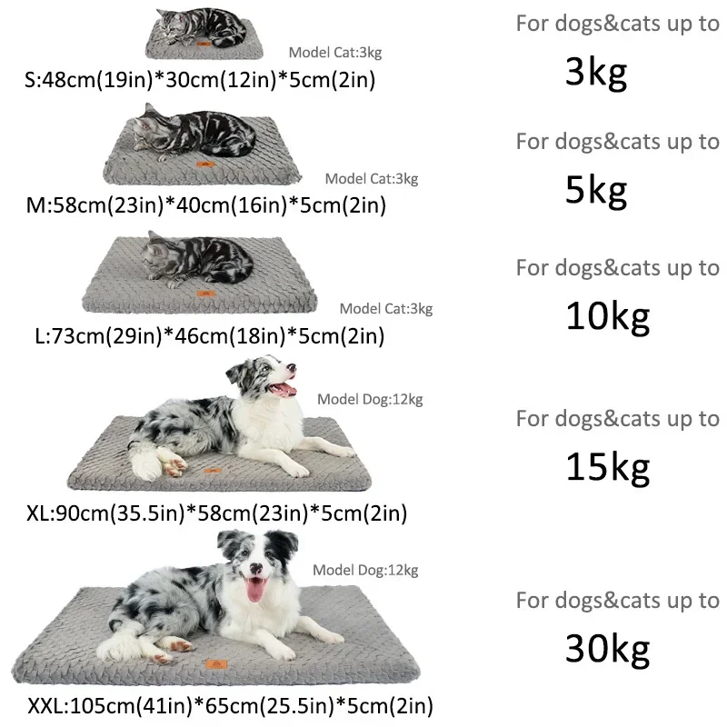 Memory Foam Pet Bed with Removable Washable Faux Fur Cover Orthopedic Waterproof Dog Bed for Crate Anti-Slip Bottom Dog Beds 6