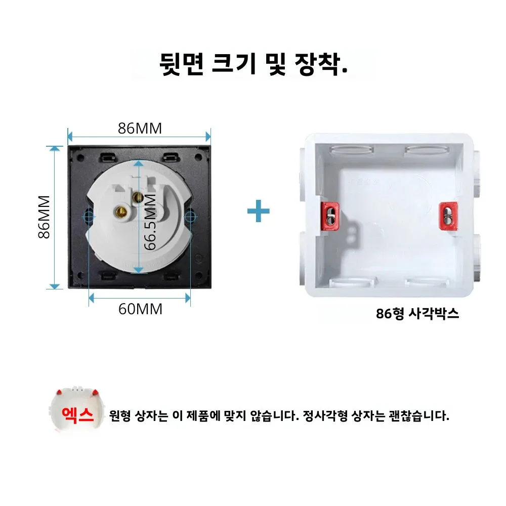 Wallpad Gold Wall Light Switch with Round LED Night Light Button 1 2 3 4 Gang Brushed Aluminum Metal Panel, Dimmer Switch