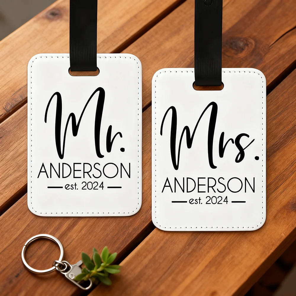 شخصية السيد السيدة شهر العسل علامة الأمتعة الزفاف الزوجين حديثا زوجين الهدايا حقيبة العلامات العروس العريس حقيبة العلامات هدية متزوجة فقط #6