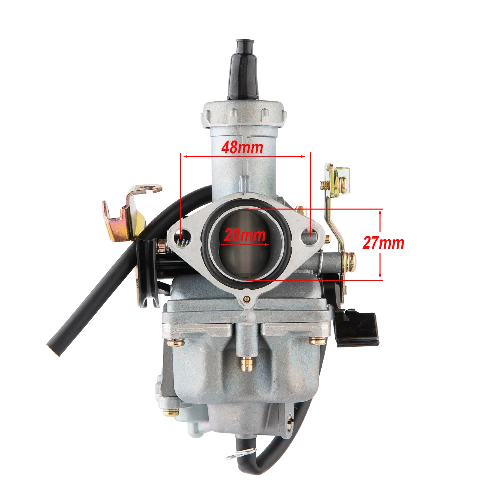 PZ27 27mm Motorcycle Carburetor With Accelerating Pump Cable Choke For WY125 CG150 125cc 150cc 175cc ATV Quad Go Kart Dirt Bike