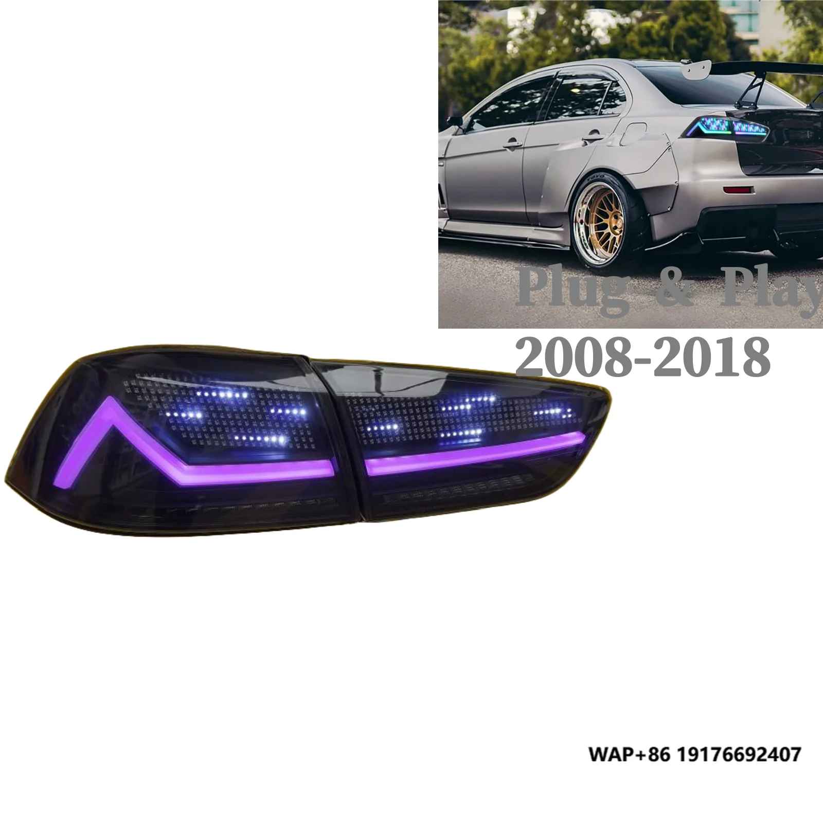 

HOSI New Design for 'mitsubishi Light for Lancer 2008-2018 Auto Parts Accessories Car Lamp