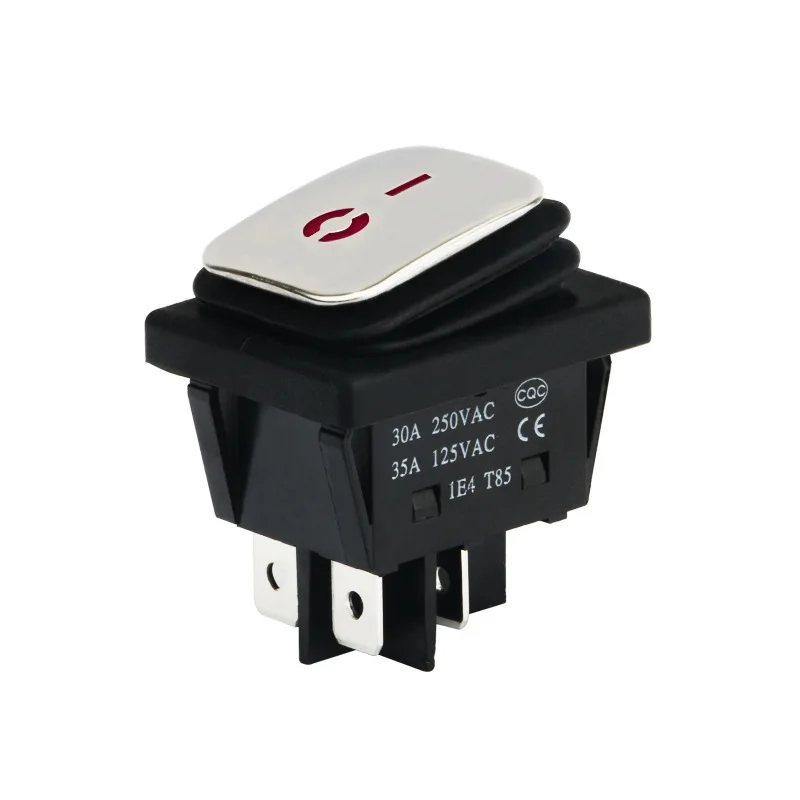 

KCD4 водонепроницаемый кулисный переключатель из нержавеющей стали, источник питания 30 А с подсветкой