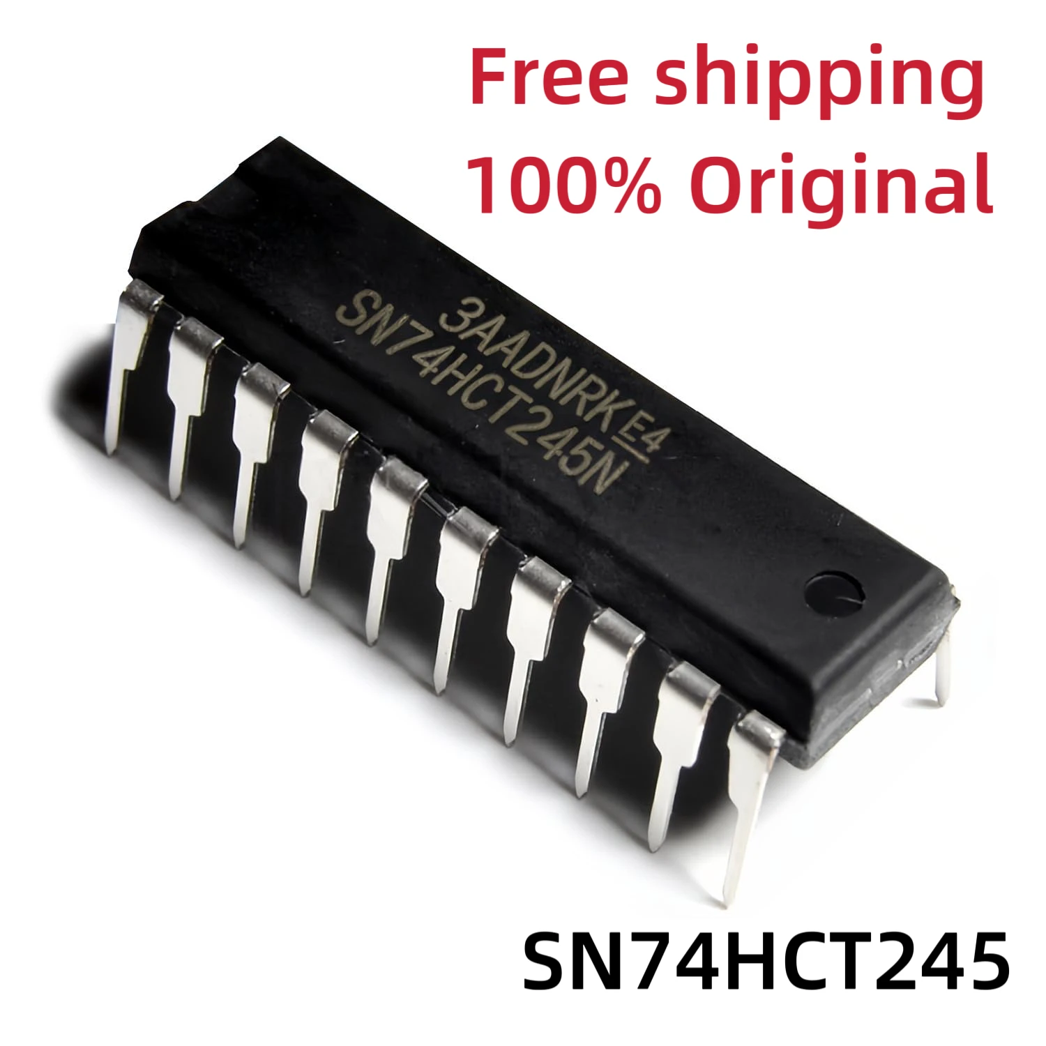 10PCS SN74HCT245N SN74HCT245 74HCT245 DIP-20 Octal Bus Transceivers with 3-State Outputs