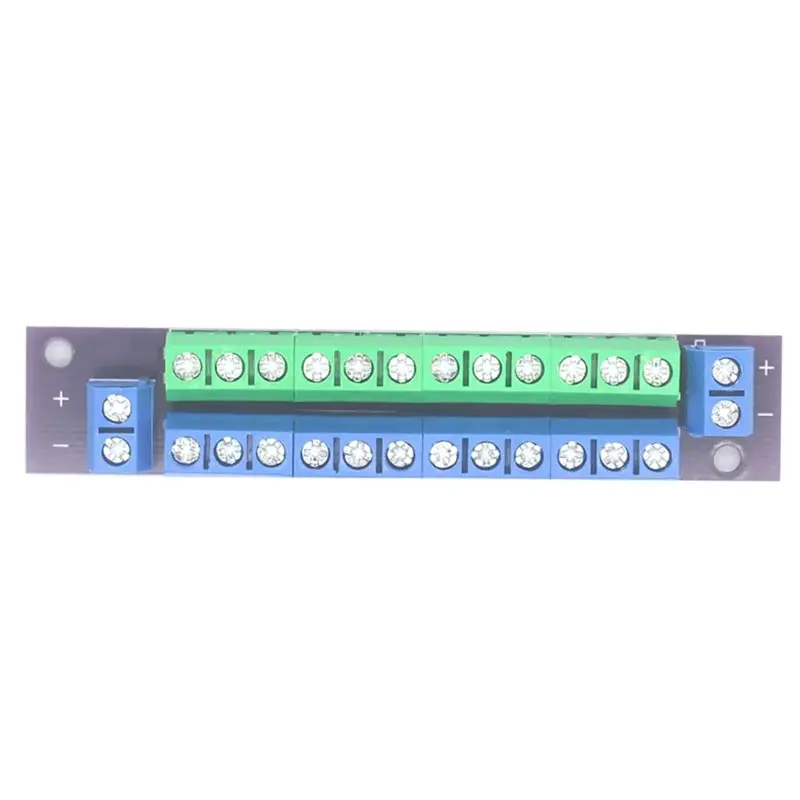 Y42A-Double-Layer Power Distribution Board 2 Inputs 2 X 13 Outputs 1 Unit For DC AC Voltage PCB007 For Model Railway Trains