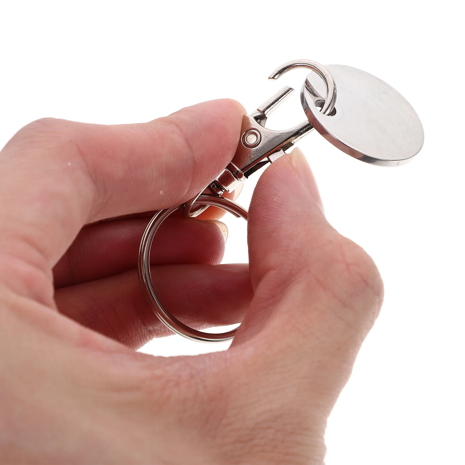 Shopping Trolley Token Keychain, pingente para supermercado carrinho chaveiro