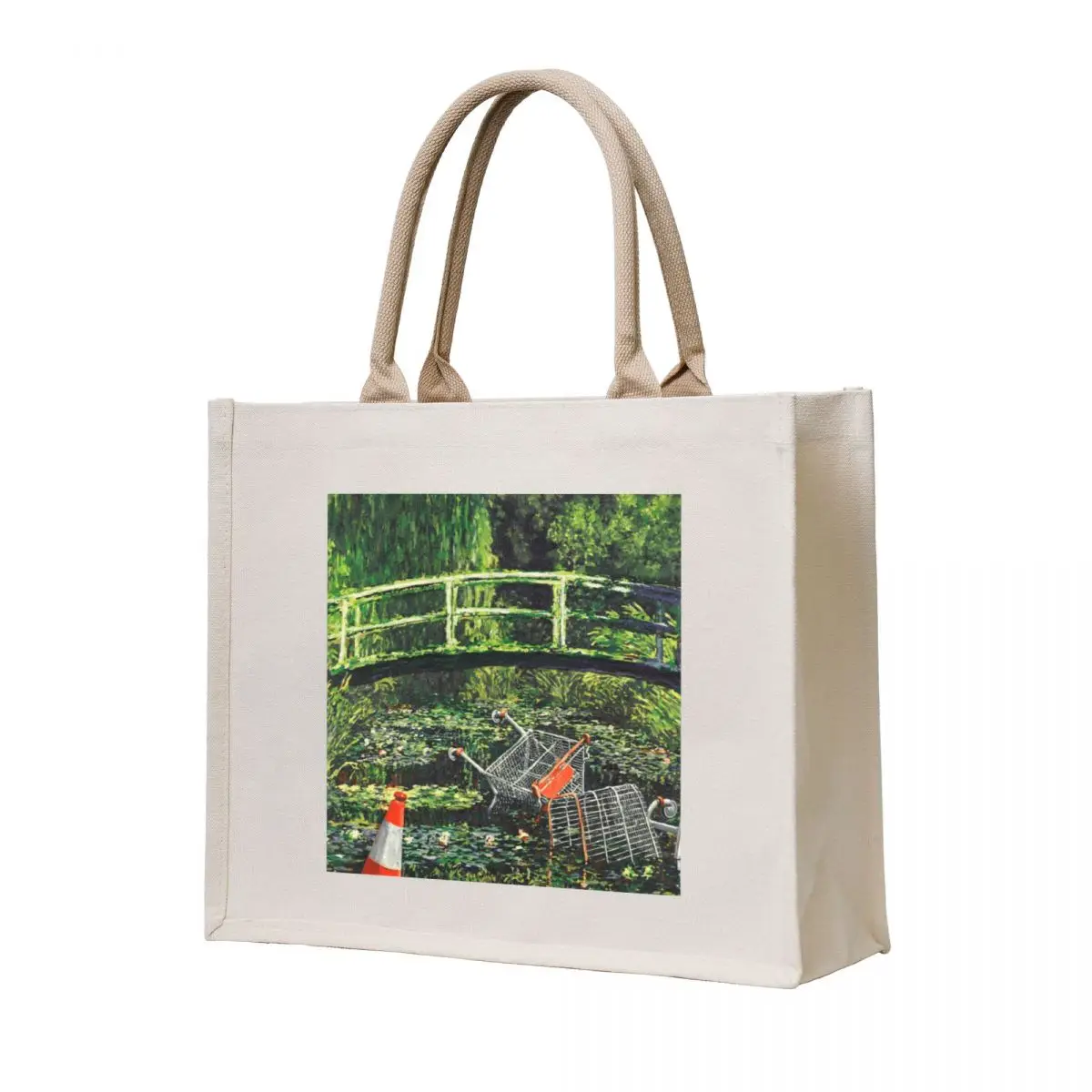 

Show Me The Monet Tote Bag Cloth bag shopping bag logo large size bags Women's shopper