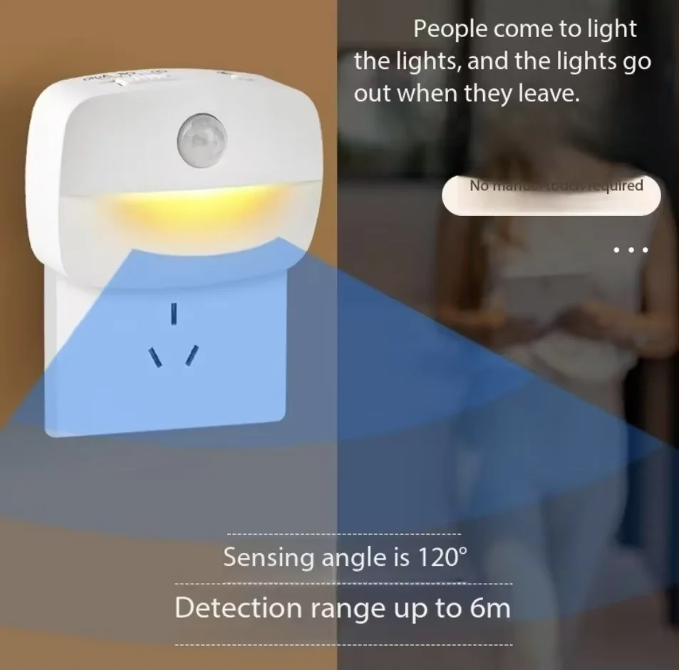 Veilleuse avec lumière LED 220V