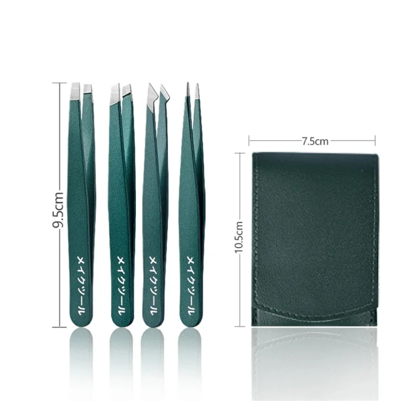 2/4/6 個美容ツールステンレス鋼眉毛ピンセット脱毛クリップまつげエクステンションピンセットに適したカラフルなプロ