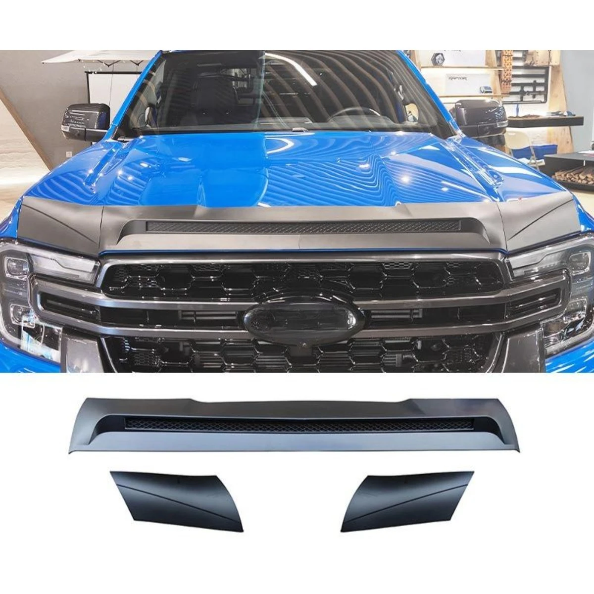 Car Gravel Barrier Sandstone Barrier Shield Exterior Part For Ford RANGER 2023+ Sandstone Barrier Car Accessories