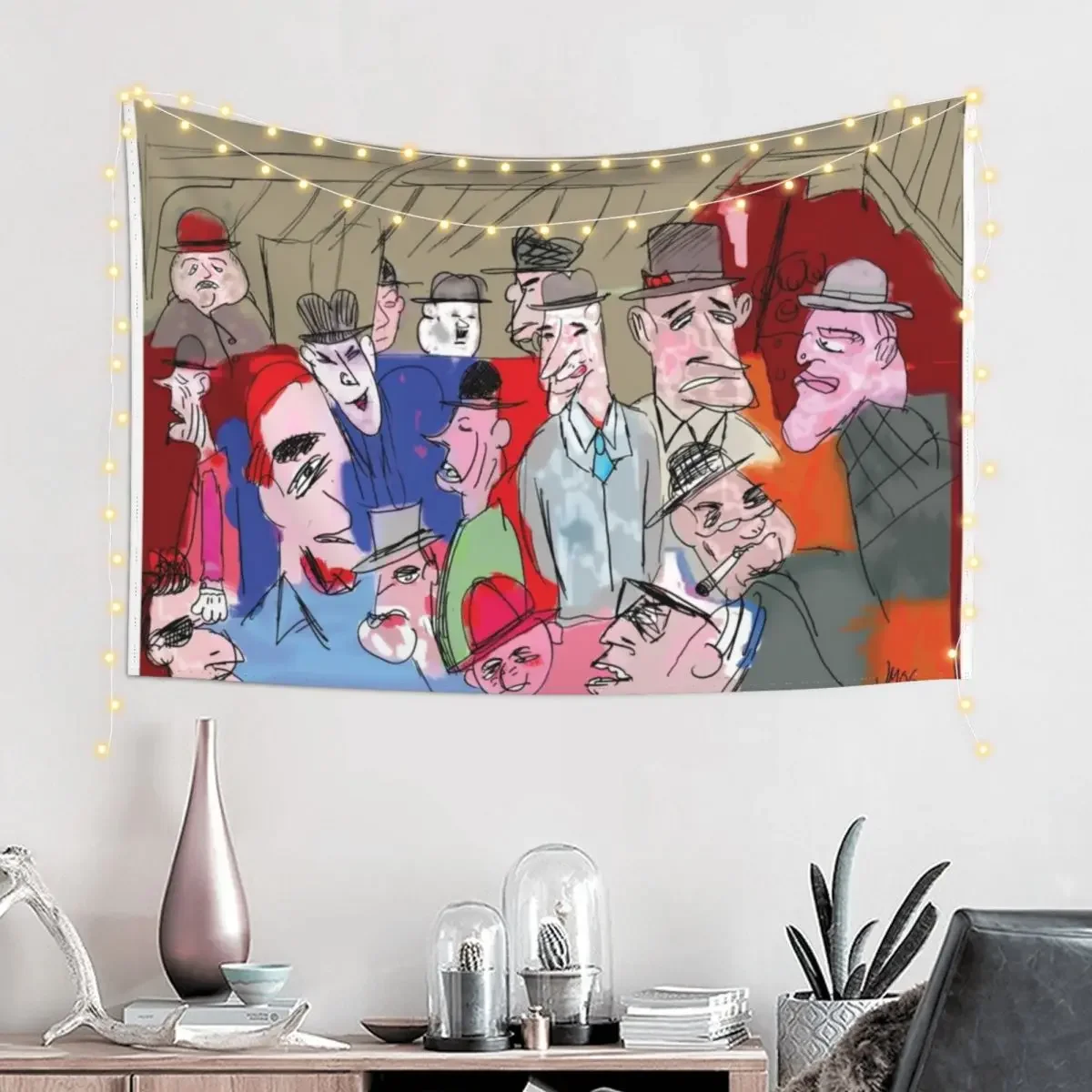 The Workers Tapestry Wall Decorations Outdoor Decoration Room Aesthetic Decor Wall Hanging Tapestry