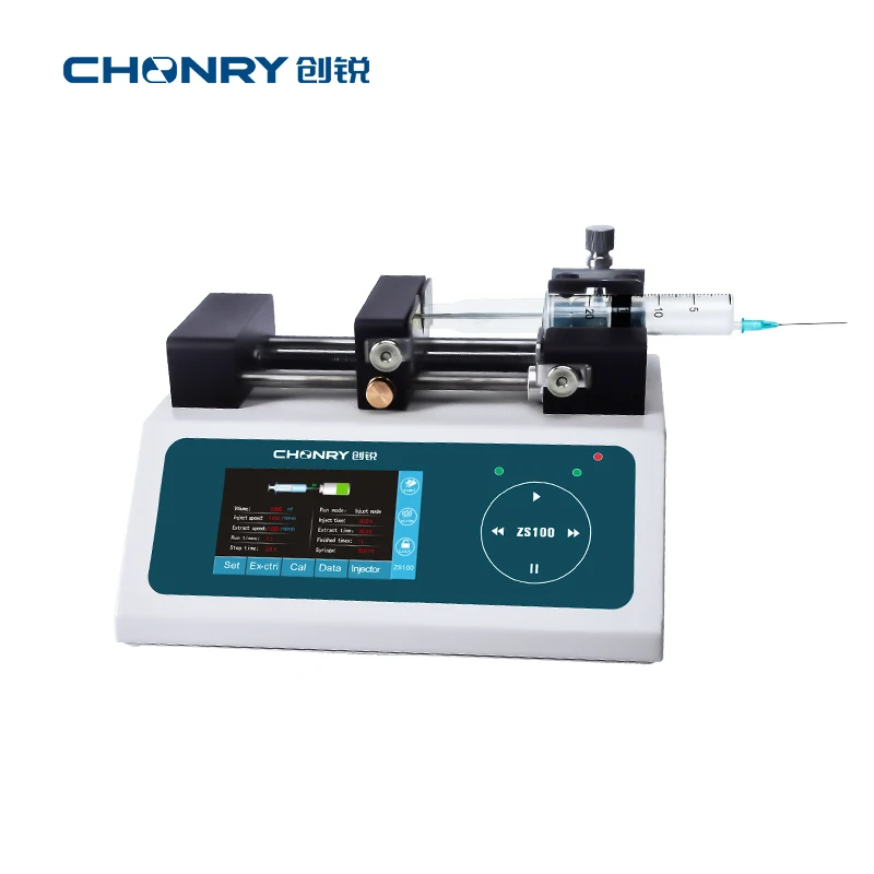 LCD Colourful Display Infusion Pump Syringe Pump Suitable for 5ml 10ml 20ml ZS100