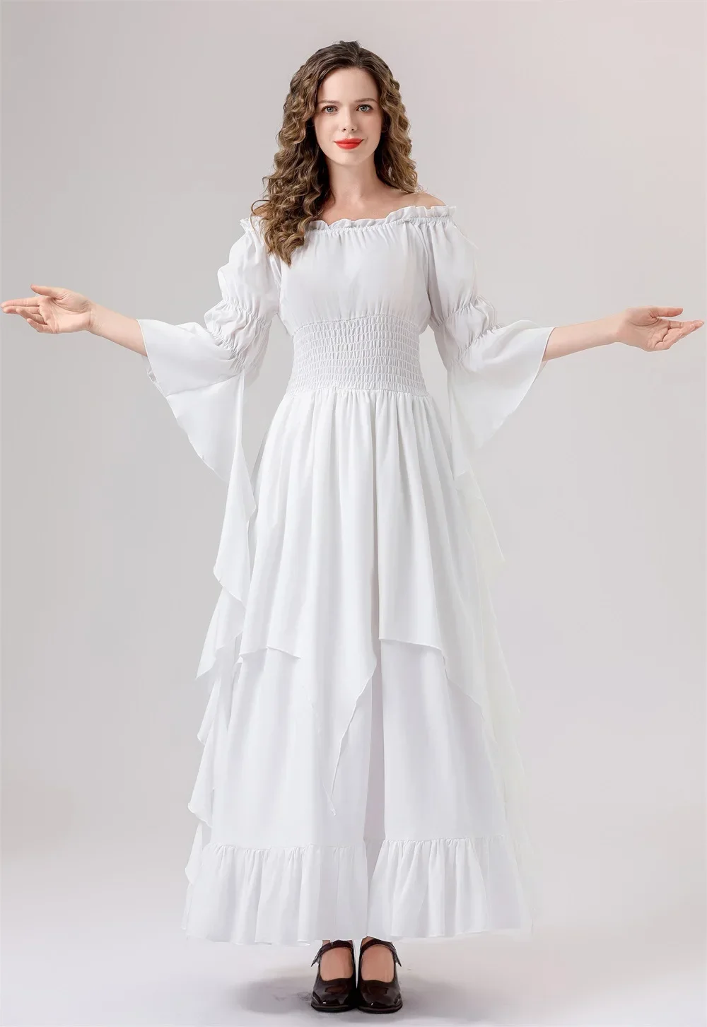 Women's Gothic Witch Dress Medieval Renaissance Victorian Costumes