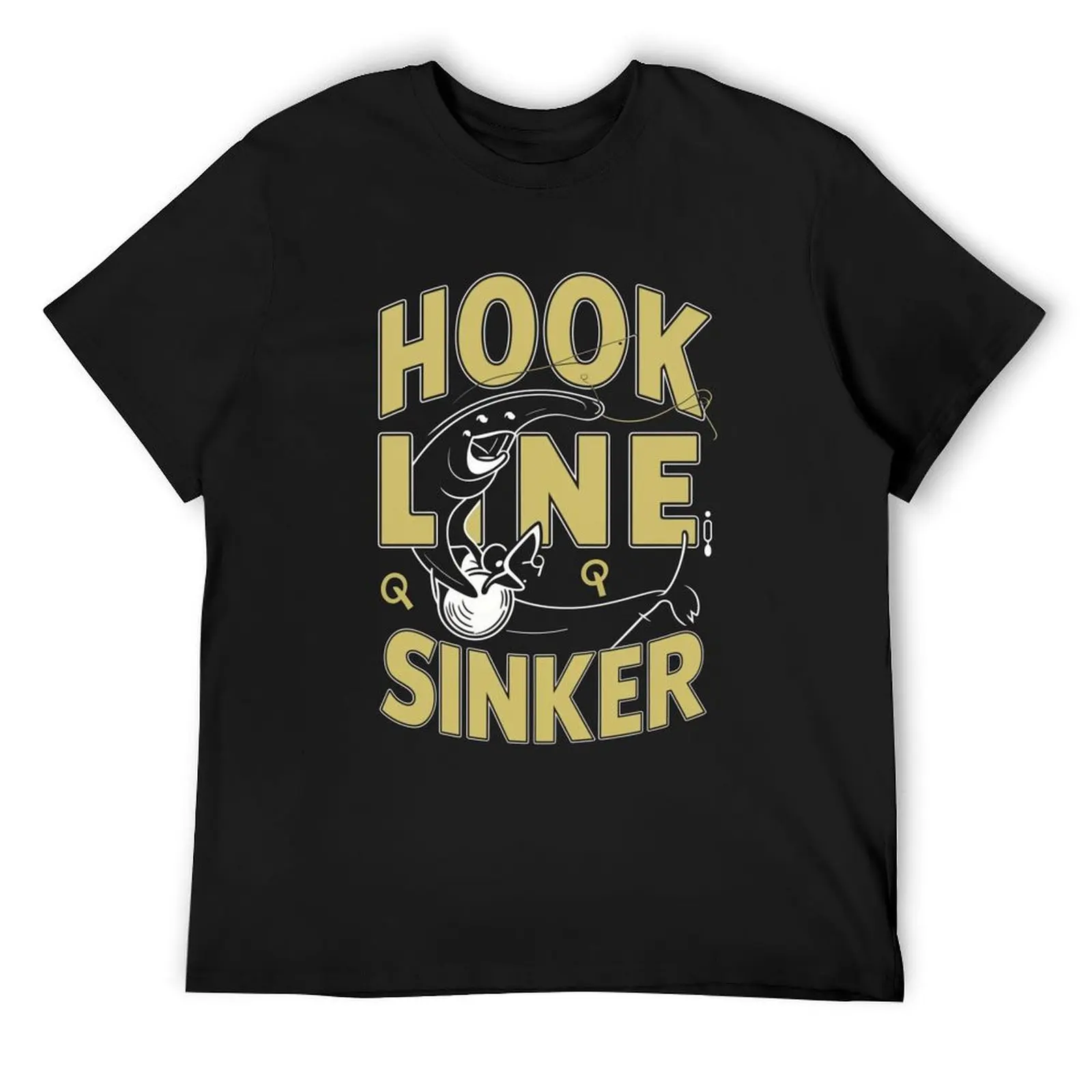 

Hook, Line, and Sinker T-Shirt graphic t shirts gifts for boyfriend Clothing men clothes