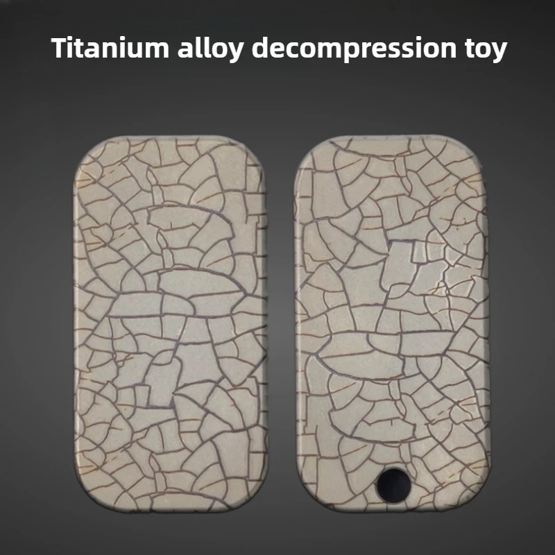 Tifire EDC متصدع سبائك التيتانيوم Dingding الجزء الكثيف بطاقة الإصبع دفع لعبة سطح المكتب الضغط #2