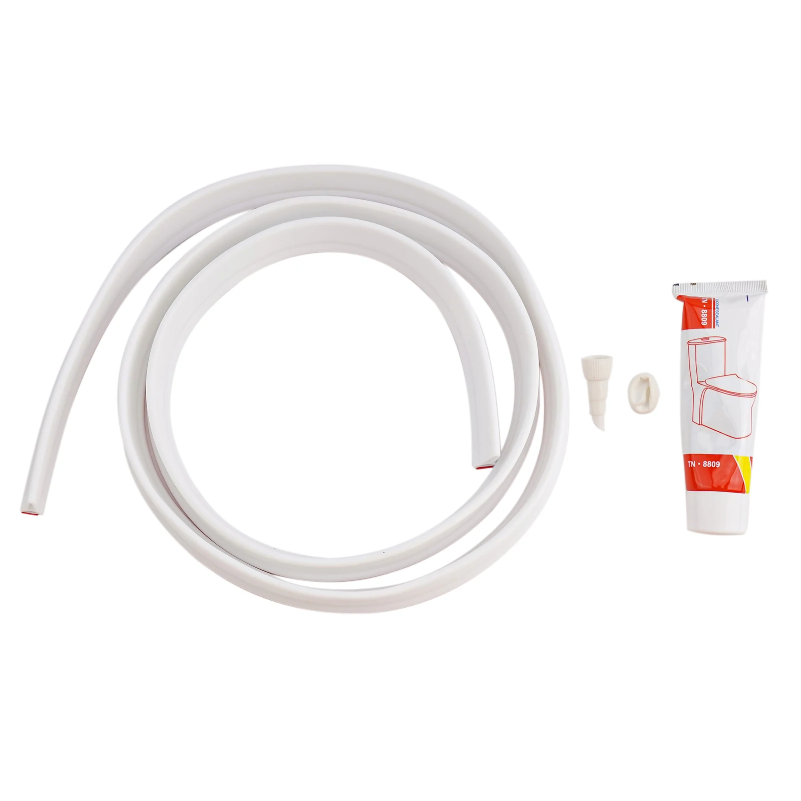 Water Stopper Strip for Bathroom Shower Rubber Retaining Barrier to Contain Water Flexible Shower Water Partition Blocker