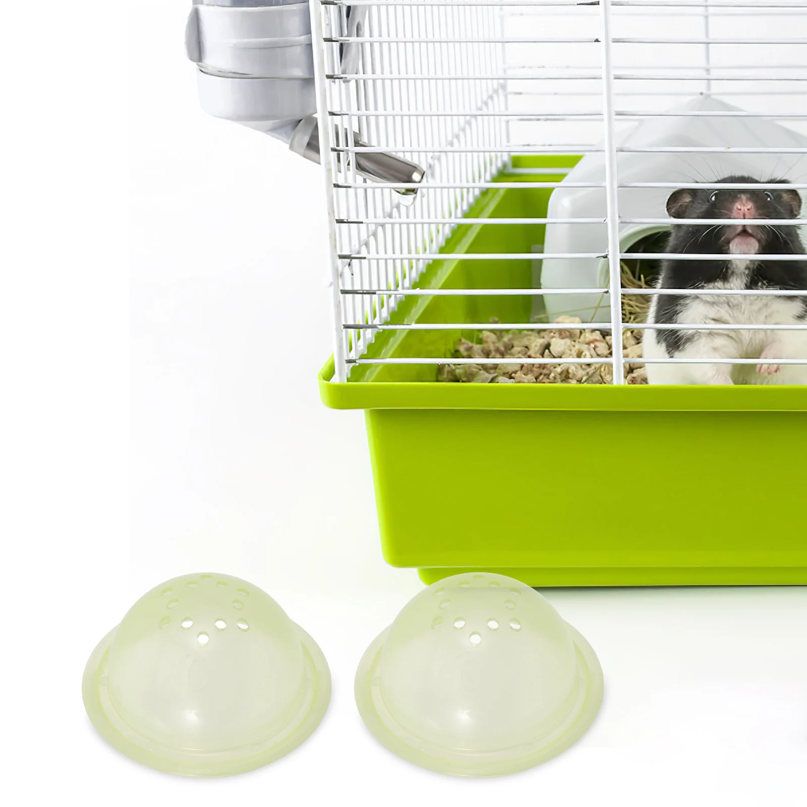 

5pcs Pink Tube End Stopper Hamster Cage Tunnel DIY Accessories Plastic Chinchilla Supplies Pet Toys Modular Playhouse