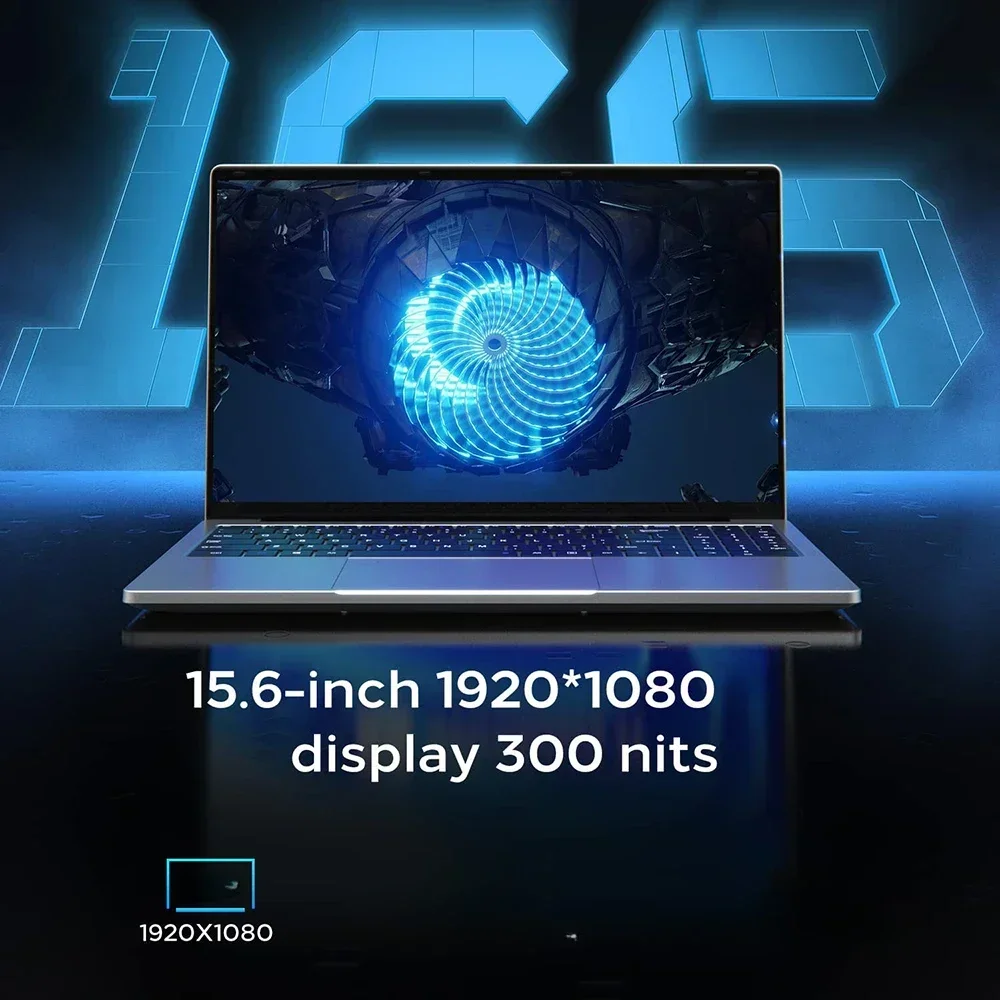 Laptop Gaming 2024, Notebook belajar Wanita Windows 11 Netbook 15.6 inci generasi 12 Intel Alder N95 32GB DDR4 2TB WiFi sangat ringan