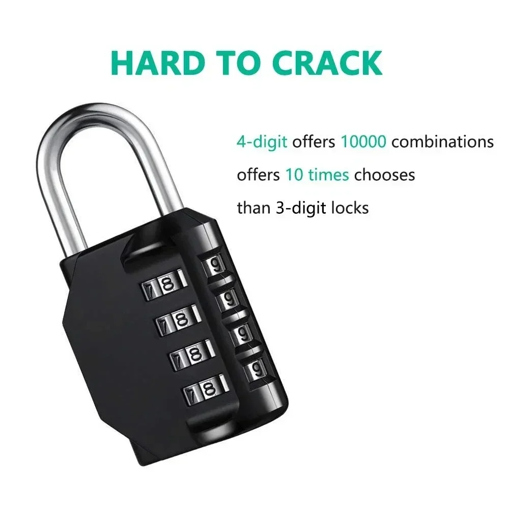 Mini Waterproof Password Padlock for Dormitory Cabinet Luggage Car Basket Outdoor - Durable Zipper Lock for Security Needs