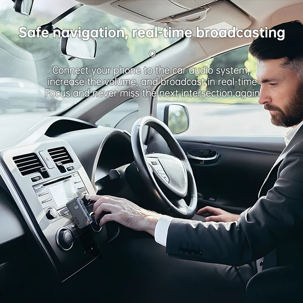 

Bluetooth 5,3 аудиоприемник-передатчик 3,5 мм 3,5 AUX с микрофоном стерео музыка беспроводной адаптер для наушников ПК ТВ автомобильные колонки