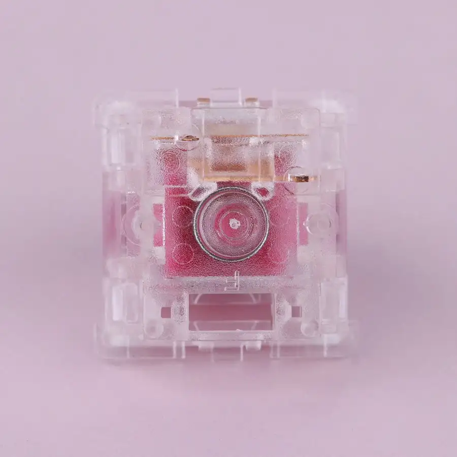 GATERON KS-6 Rose Red Aliaz Silent 5 Pin 60g DIY Hotswap 35pcs Per Pack Gaming Mechanical Keyboard Switch - view 2