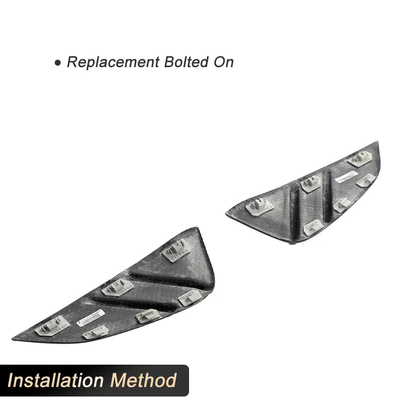 

Car Front Side Fender Air Vent Trims for BMW G80 M3 Sedan 2021-2024 Replacement Side Fender Fins Body Kits Prepreg Dry Carbon