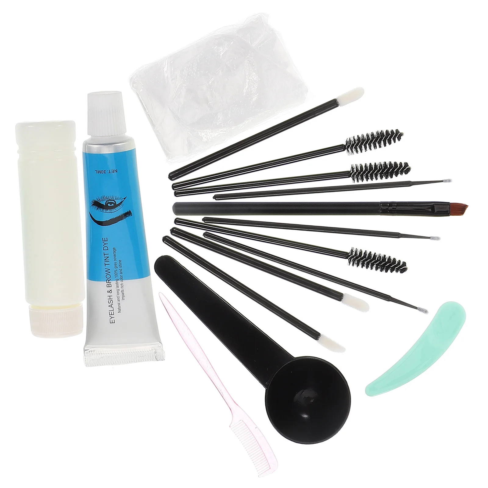 

1Set Eyebrow Dye Kit Dark Brown Long-Lasting Waterproof Brow Gel Soap Brush DIY Eyebrow Coloring Makeup Tools Brown Brow
