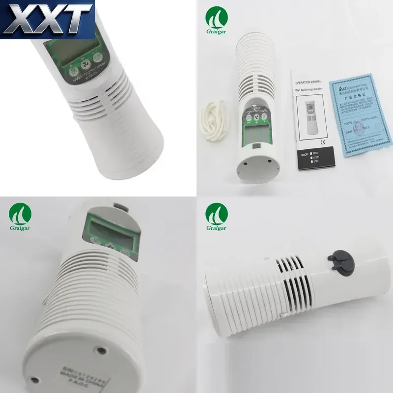 Цифровой термогигрометр XXT AZ87601 (термометр сухого и влажного воздуха), цифровой термометр для теплиц (температура и влажность)