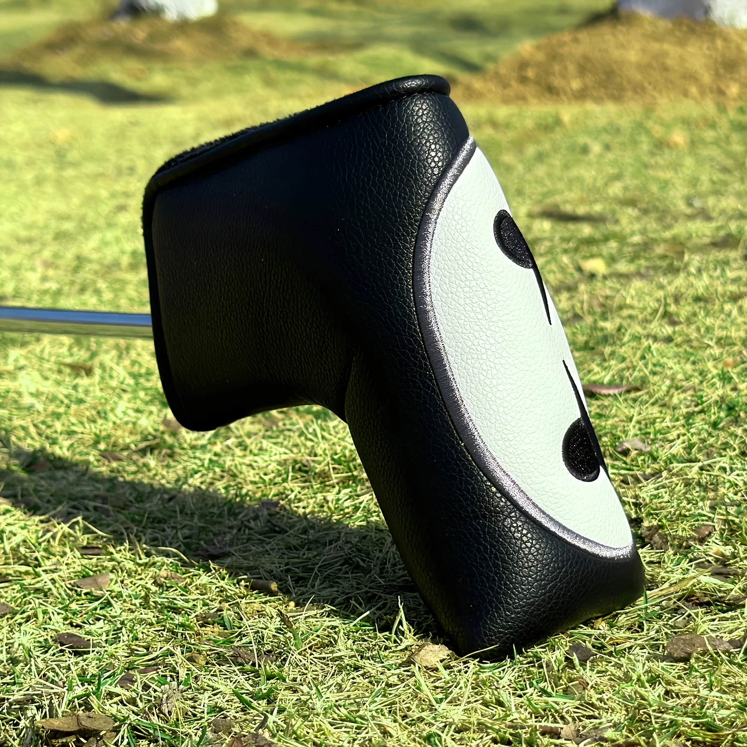 1pc Ninja Style Golf Putter Cover with 3D Eye Design - Waterproof Durable Suitable for Outdoor Training,Compatible for Golf Caps