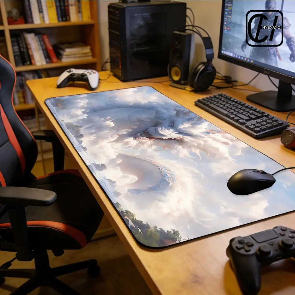 Beast Mouse Pad XXL Mouse Pad Large Non-Slip Lock Edge Keyboard Pad Anti-slip Gaming Desk Mat Office Pad