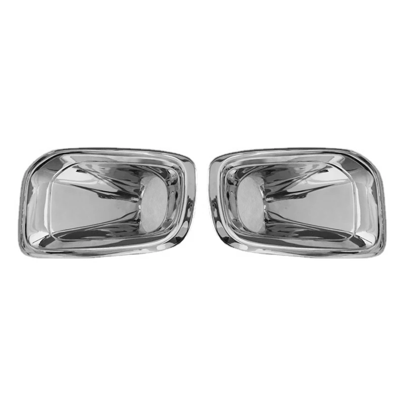 For Jeep Renegade 2015-2017 ABS Chrome Front Fog Light Lamp Cover Trim Foglight Bezel Decoration Frame