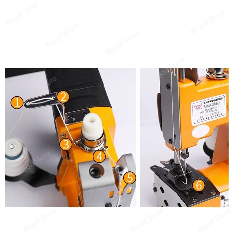 Новая портативная швейная и ткацкая машина, электрическая промышленная упаковочная машина с литиевой батареей