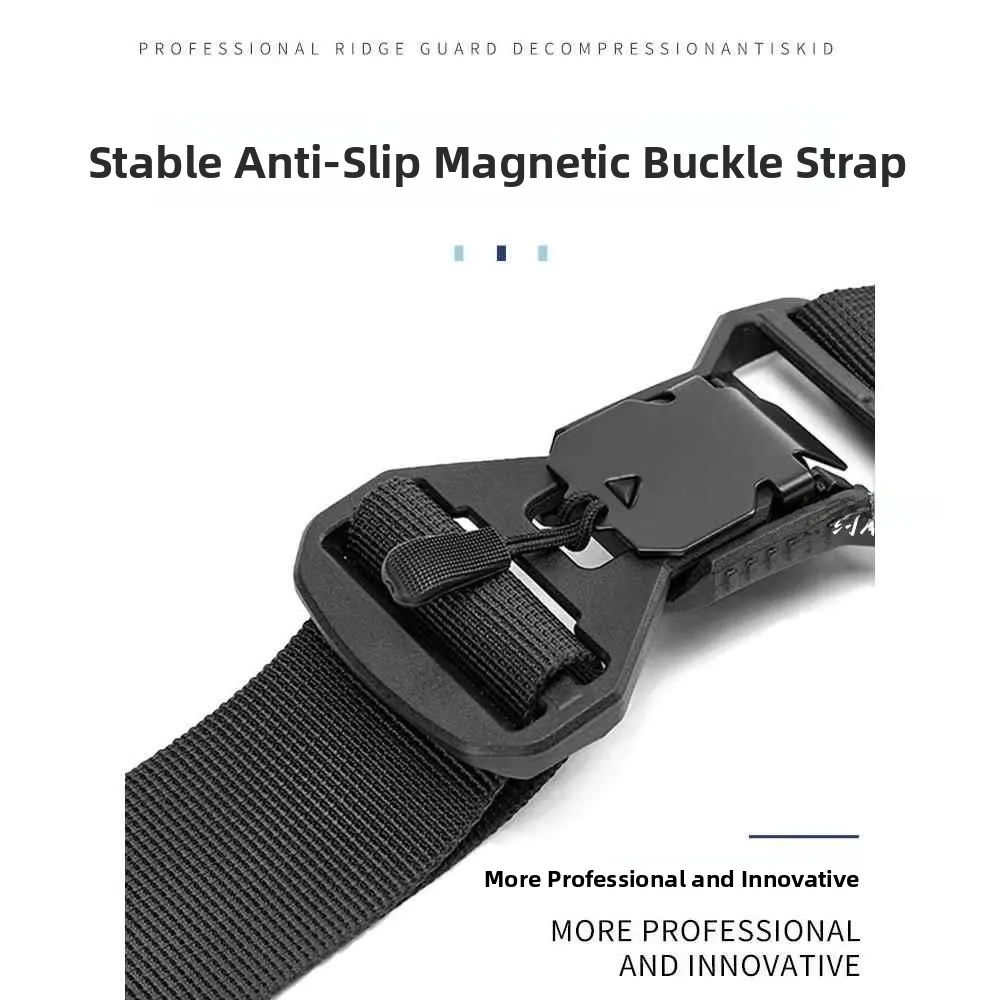 Anti-Slip Strap Three-Point Fixed Crossbody Bicycle Riding Bag Expandable Single Shoulder Bag Universal Function Men's Bag