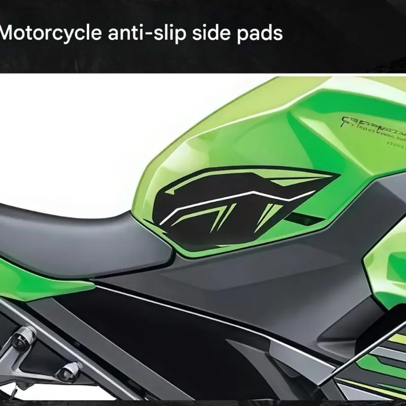 Motorcycle Side Pad Set, 2 Piece Grip Guard for Leg Hold, Contact Area Care, and Clean Side Coverage in Daily Use H9EE