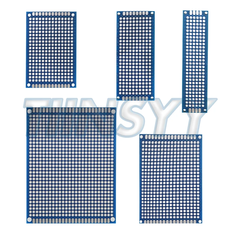 Prototype BoardsBlue Circuit Perfboard 3x7cm 4x6cm 5x7cm 7x9cm DoubleSided Circuit Boards DIY Electronic Kit