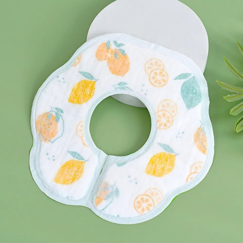

20Pcs/set Waterproof Baby Feeding Bibs Individually Wrapped Soft Cotton Disposable Bibs Eco-friendly Infant Burp Cloths for Baby