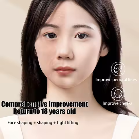 Double-deck Face Slimming Bandage Face Lifting Belt V Line Face Slimming Strap Double Chin Tightener Slim Strap Facial Mask Tool