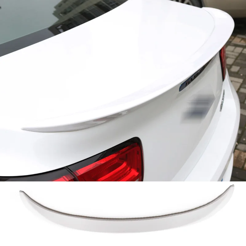 

Белый спойлер для Chevrolet Malibu Tail Fin 2012-2017, аксессуары для заднего крыла из АБС-пластика, легкая и простая установка