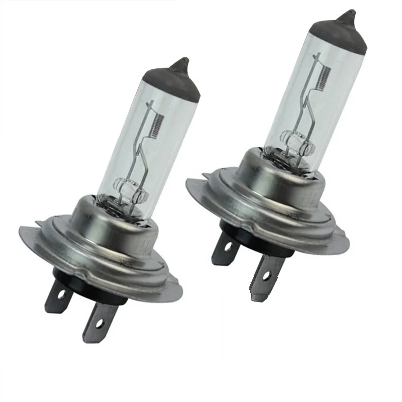 

Xenon Headlight Bulbs H7 55W 6000K Set Of 2, 12V Halogen White Light Lamp Car Accessories Replace Bulbs