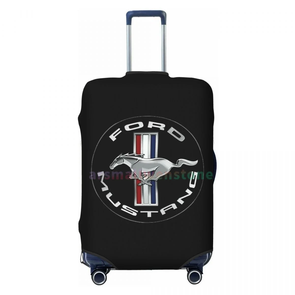 Ford Mustang Logo Luggage Cover Suitcase Protector Thicken Elasticity Dust Covered Anti-scratch Protective Case 18-32 Inch