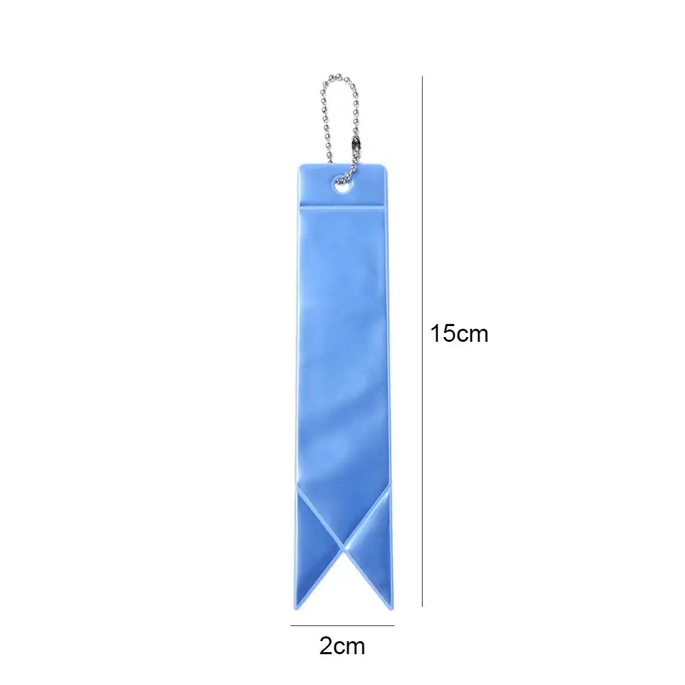 Children Bag Keychain Auto Decoration Backpack Pendant Reflective Pendant Car Keyrings Reflective Strip Reflective Keychains
