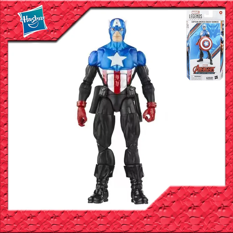 

In Stock Hasbro Marvel Legends Winter Soldier Captain America 6inch PVC Anime Figure Action Figures Model Toys