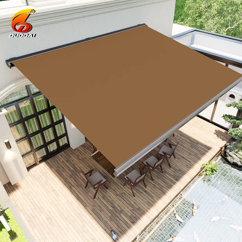 

Awning Electric Box Store Awning Sunscreen Rainproof Retractable Roof Tent Awning Smart