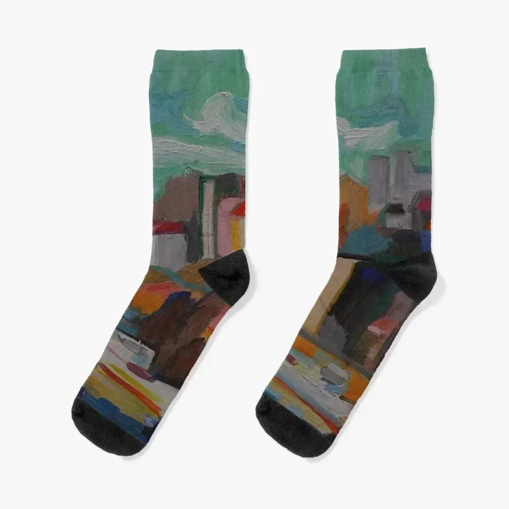 

Belgrade landscape Socks funny sock floral short sports stockings Socks Women Men's