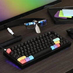 Drop + Biip MT3 Extended 2048 Dark Keycaps Custom Cute Retro Style Coffee Cherry Profile Keycap ABS Two Colour Point Key Caps