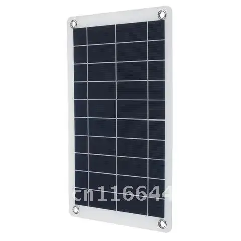 30w 50w 5v 12v 18v Panel Dual Usb Output Cells Poly Solar Panel Portable Crocodile Clips Car Charger Solar Cells